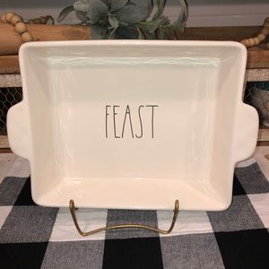 Rae Dunn FEAST Baking Dish NWT